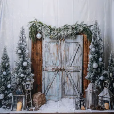 Misc & Holiday backdrop in Barn Doors — KZ Photo Booth Rental Bismarck ND