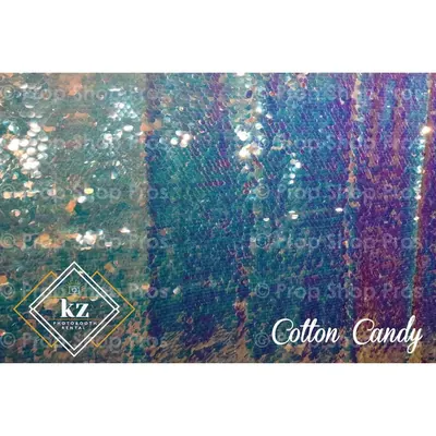 Large Sequin backdrop in Cotton Candy — KZ Photo Booth Rental Bismarck ND