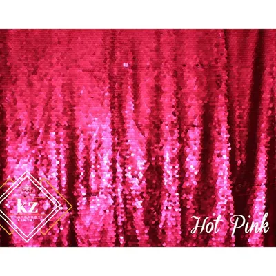 Large Sequin backdrop in Hot Pink — KZ Photo Booth Rental Bismarck ND