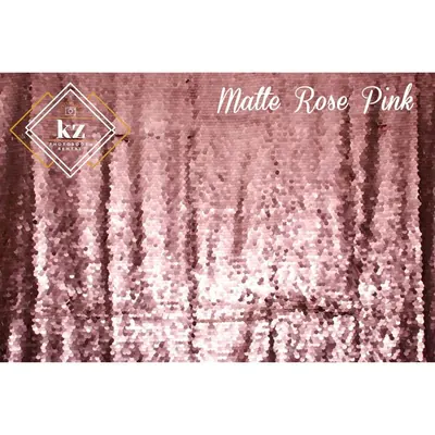 Large Sequin backdrop in Matte Rose Pink — KZ Photo Booth Rental Bismarck ND