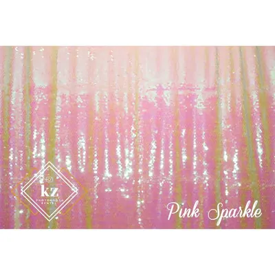 Large Sequin backdrop in Pink Sparkle — KZ Photo Booth Rental Bismarck ND