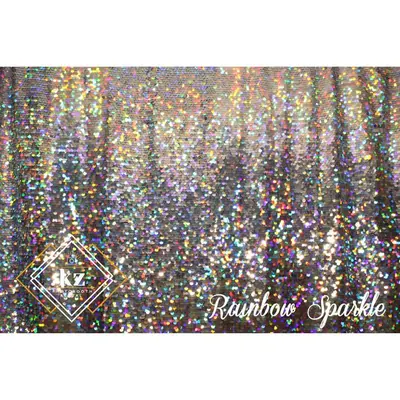 Large Sequin backdrop in Rainbow — KZ Photo Booth Rental Bismarck ND