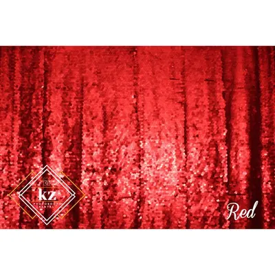 Large Sequin backdrop in Red — KZ Photo Booth Rental Bismarck ND