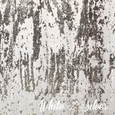Mermaid Sequin backdrop in White / Silver — KZ Photo Booth Rental Bismarck ND