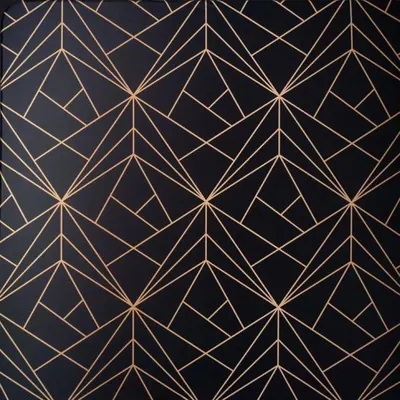 Patterns & Prints backdrop in Geometric Blk & Gold — KZ Photo Booth Rental Bismarck ND