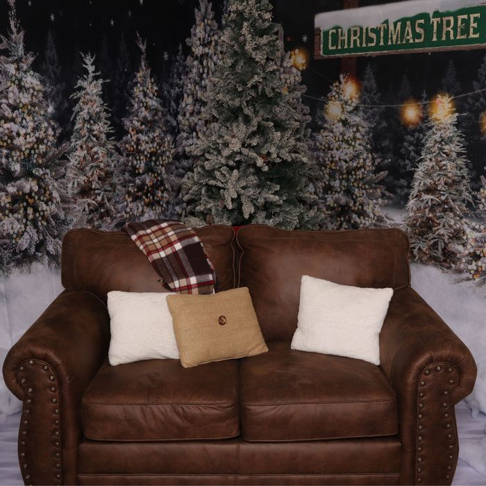 Christmas Tree Farm backdrop — KZ Photo Booth Rental Bismarck ND
