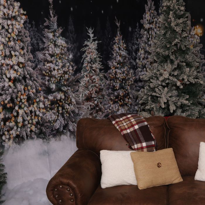Christmas Trees backdrop — KZ Photo Booth Rental Bismarck ND