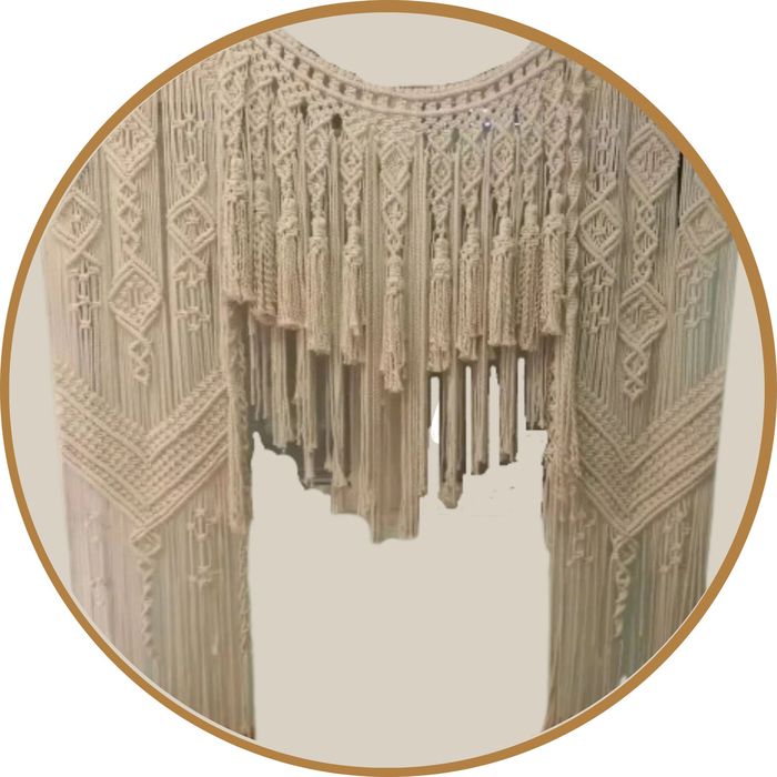 Macramé backdrop — KZ Photo Booth Rental Bismarck ND