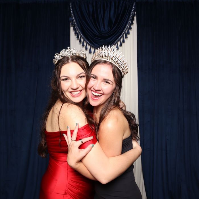 Navy Blue Velvet Panels backdrop — KZ Photo Booth Rental Bismarck ND