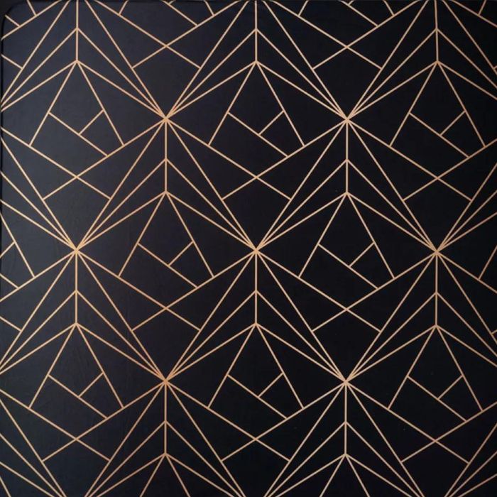 Pillowcase backdrop in Geometric Blk & Gold — KZ Photo Booth Rental Bismarck ND
