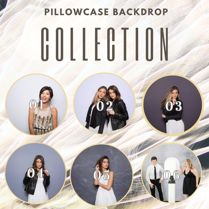 Pillowcase backdrop collection