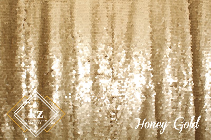 Shiny gold large sequin backdrop